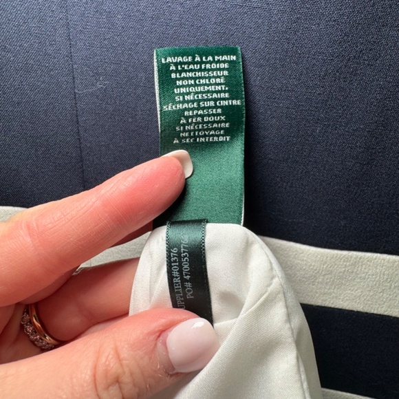 Lauren Ralph Lauren Dress Women's Size 8 Blue White Striped Sleeveless Preppy - Picture 8 of 8